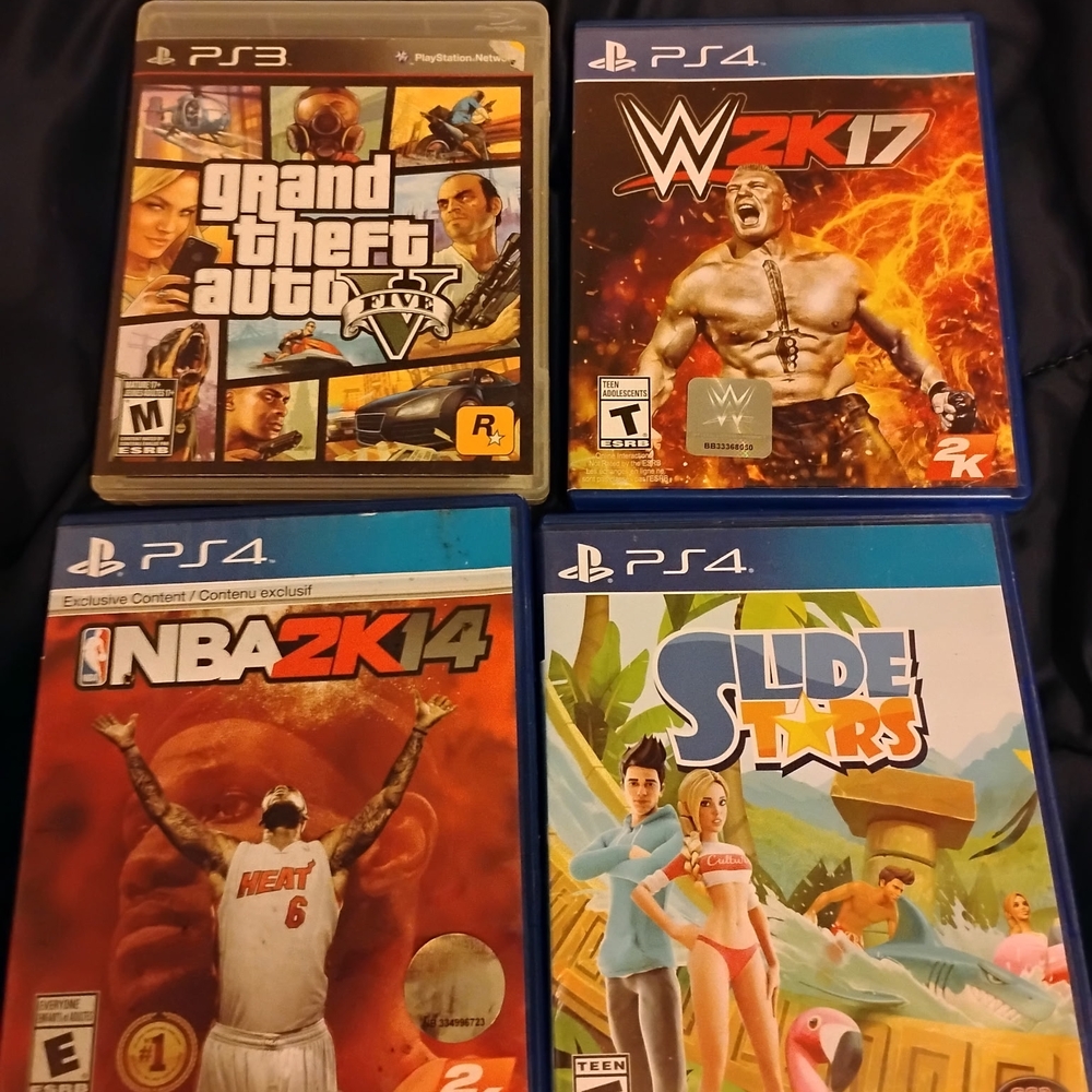 PS3 and PS4 Game Bundle And New Headset